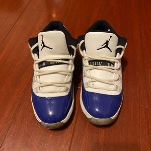 Purple Low Top Jordan 11's Size 3